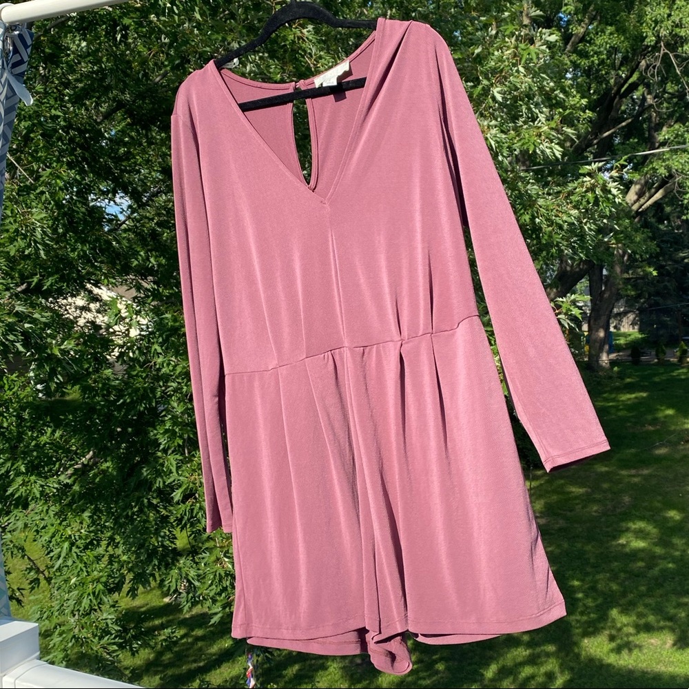 Mauve pink forever 21 romper